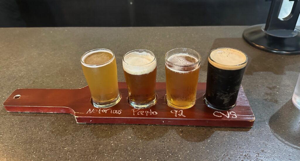 Hudson Ale Works Flight