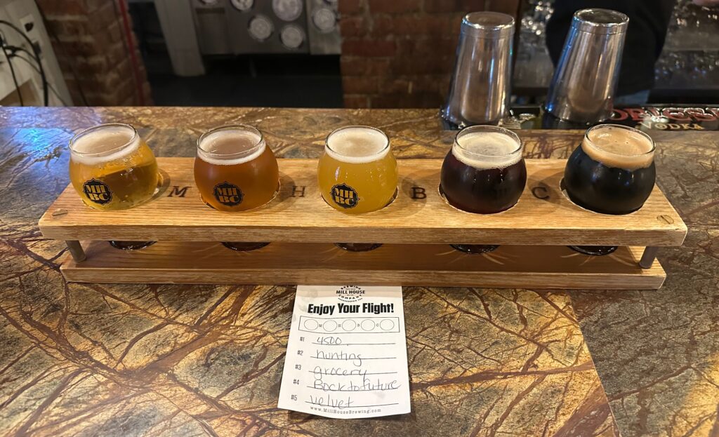 Mill House Brewery Flight