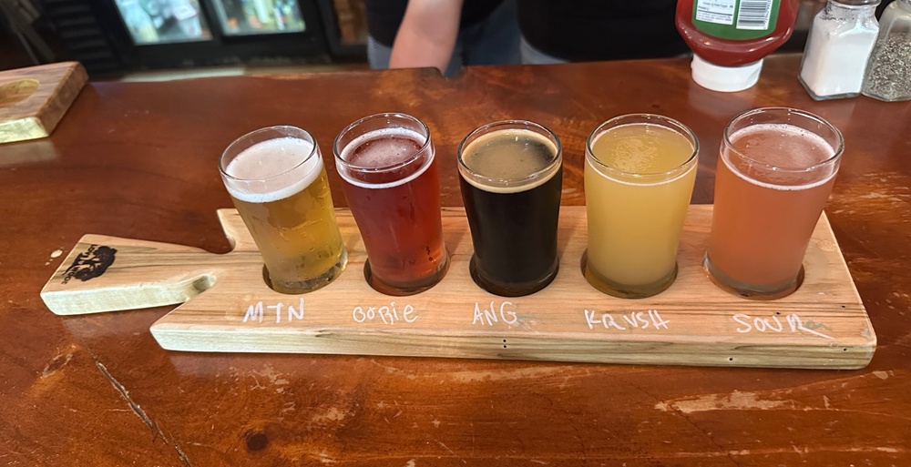Rip Van Winkle Brewery - flight