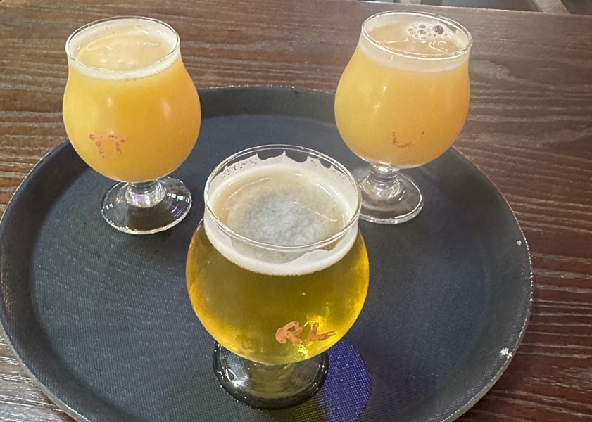 Tin Barn Brewing - flight